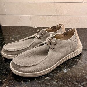 Skechers Men’s Melson - Raymon Canvas Slip-On Moccasins